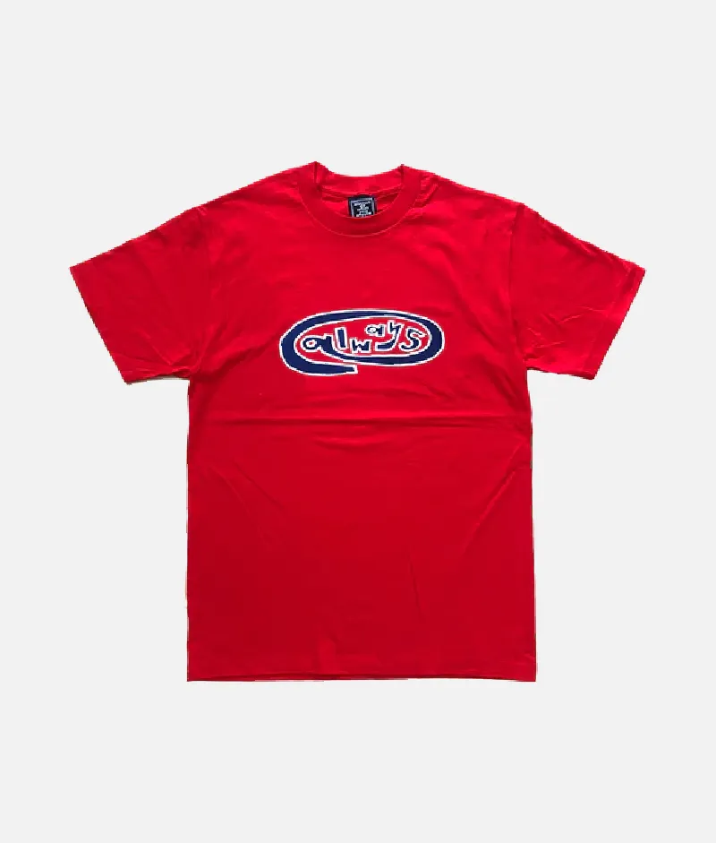Adwysd Always Oval Red T-Shirt Adwysd Always Oval Red T-Shirt