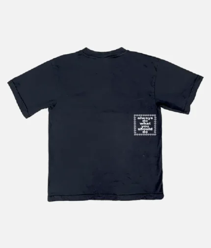 Adwysd Solid Silver @sun T-Shirt Black